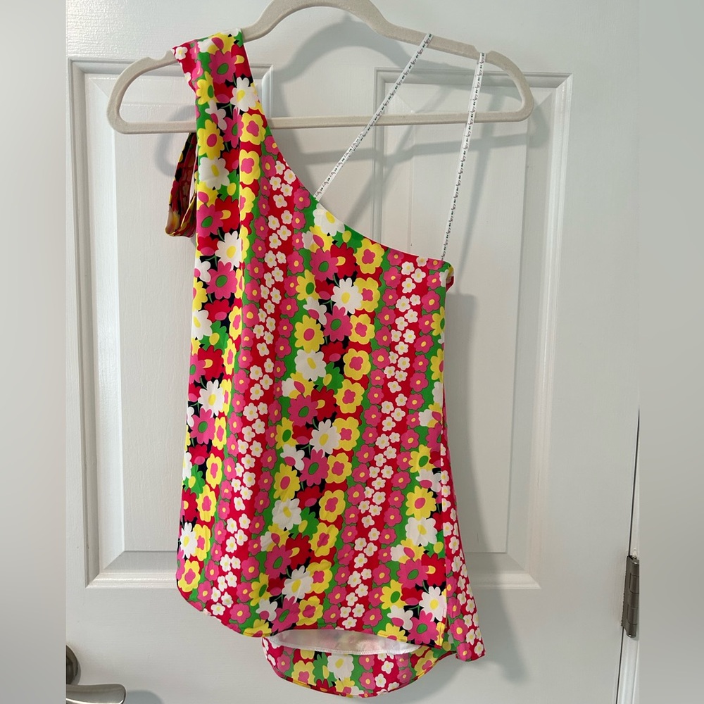 Lilly Pulitzer One-Shoulder Top